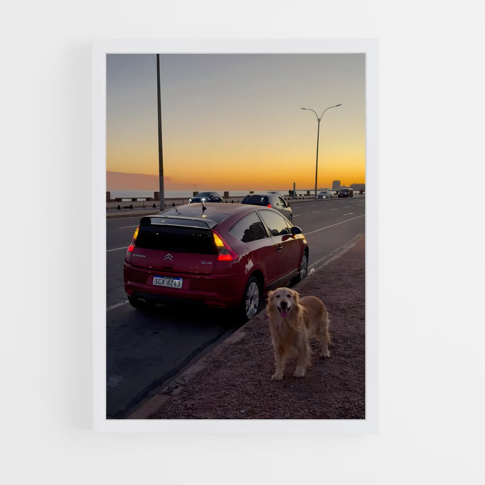 Poster À la Croisée des Chemins – affiche Citroën (vue 3)